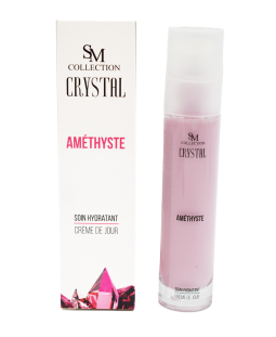Crème de jour à la poudre d'améthyste 50ml 100% naturelle