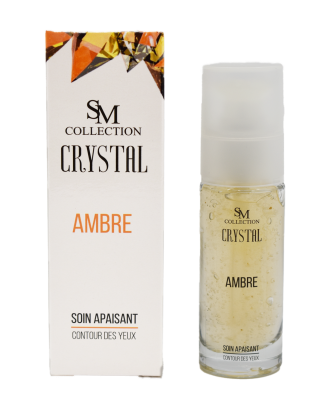 Crème contour des yeux à la poudre d'ambre 30ml 100% naturelle
