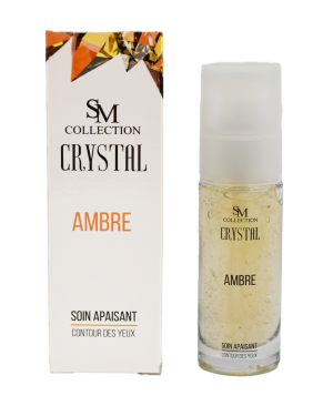 Crème contour des yeux à la poudre d'ambre 30ml 100% naturelle