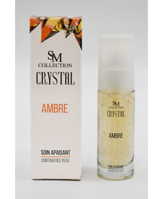 Crème contour des yeux à la poudre d'ambre 30ml 100% naturelle