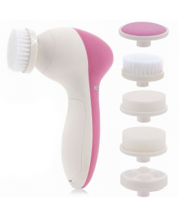 Brosse électrique nettoyante visage - 5 têtes interchangeables
