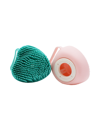 Brosse de bain pour chien - Bleue