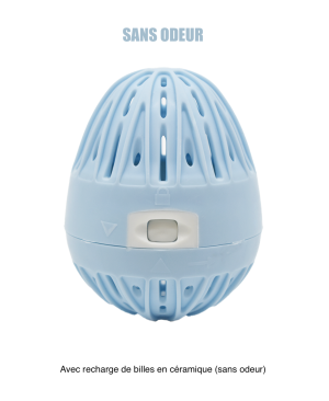 Boule de lavage machine à laver bleue  recharge - Sans odeur