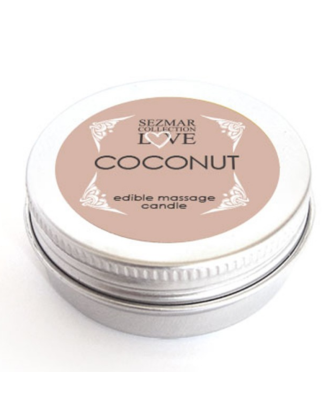 Bougie de massage noix de coco 30ml 100% naturelle