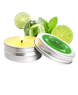 Bougie de massage Mojito 30ml 100% naturelle
