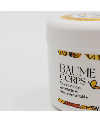 Baume réparateur cicatrices et vergetures 250ml 100% naturel