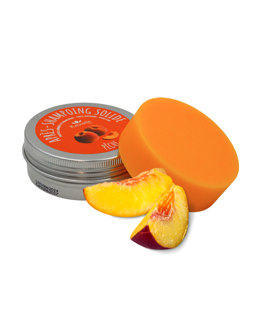 Après-shampoing solide - Pêche 50gr