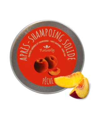 Après-shampoing solide - Pêche 50gr