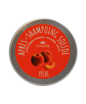 Après-shampoing solide - Pêche 50gr